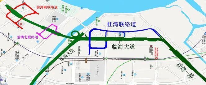 滨海大道快速路北边连通南坪快速二期前海地下道路顺利开通(以下简称"