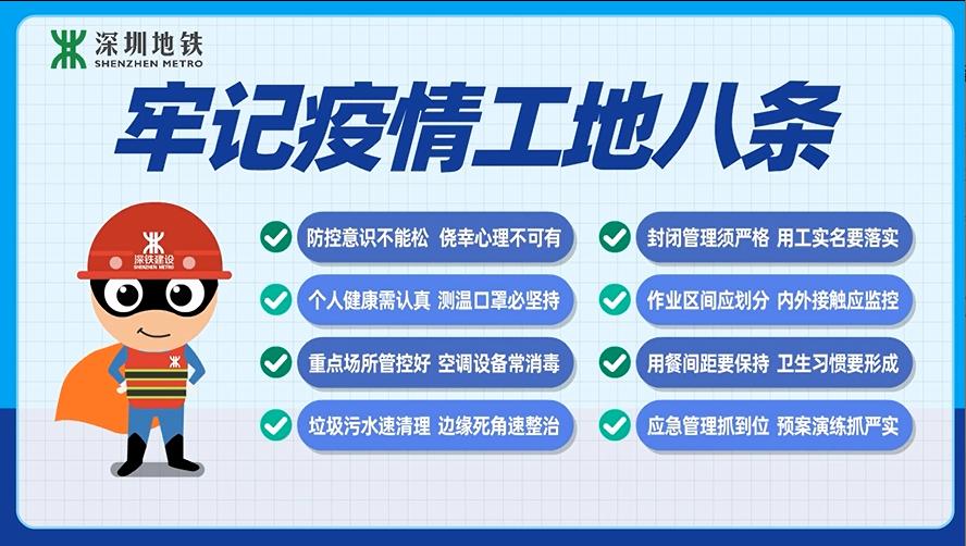 地铁工地疫情防控请落实十个100